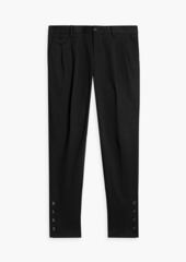 Dolce & Gabbana - Slim-fit cotton-blend twill pants - Black - IT 44