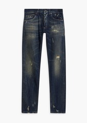 Dolce & Gabbana - Skinny-fit distressed denim jeans - Blue - IT 44