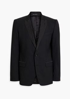 Dolce & Gabbana - Slim-fit wool-blend blazer - Black - IT 48