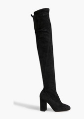 Dolce & Gabbana - Suede thigh boots - Black - EU 35.5