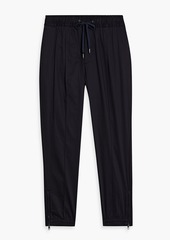 Dolce & Gabbana - Tapered cotton-blend drawstring pants - Blue - IT 44