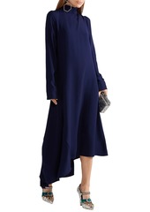 Dolce & Gabbana - Velvet-trimmed embellished sequined leather Mary Jane pumps - Metallic - EU 38.5