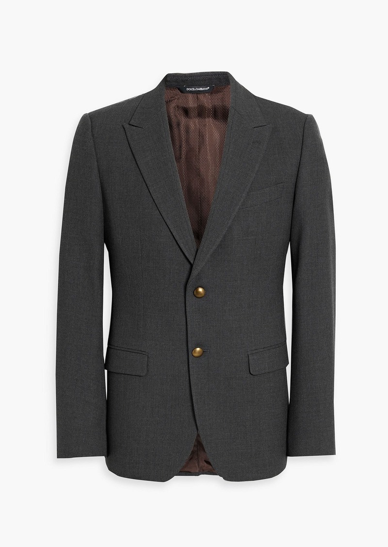 Dolce & Gabbana - Wool blazer - Gray - IT 44