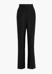 Dolce & Gabbana - Wool-blend crepe wide-leg pants - Black - IT 42