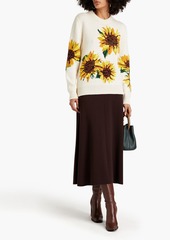 Dolce & Gabbana - Jacquard-knit wool and cashmere-blend sweater - White - IT 38