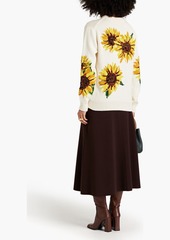 Dolce & Gabbana - Jacquard-knit wool and cashmere-blend sweater - White - IT 38