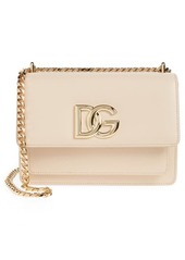 Dolce & Gabbana 3.5 Flap Leather Shoulder Bag