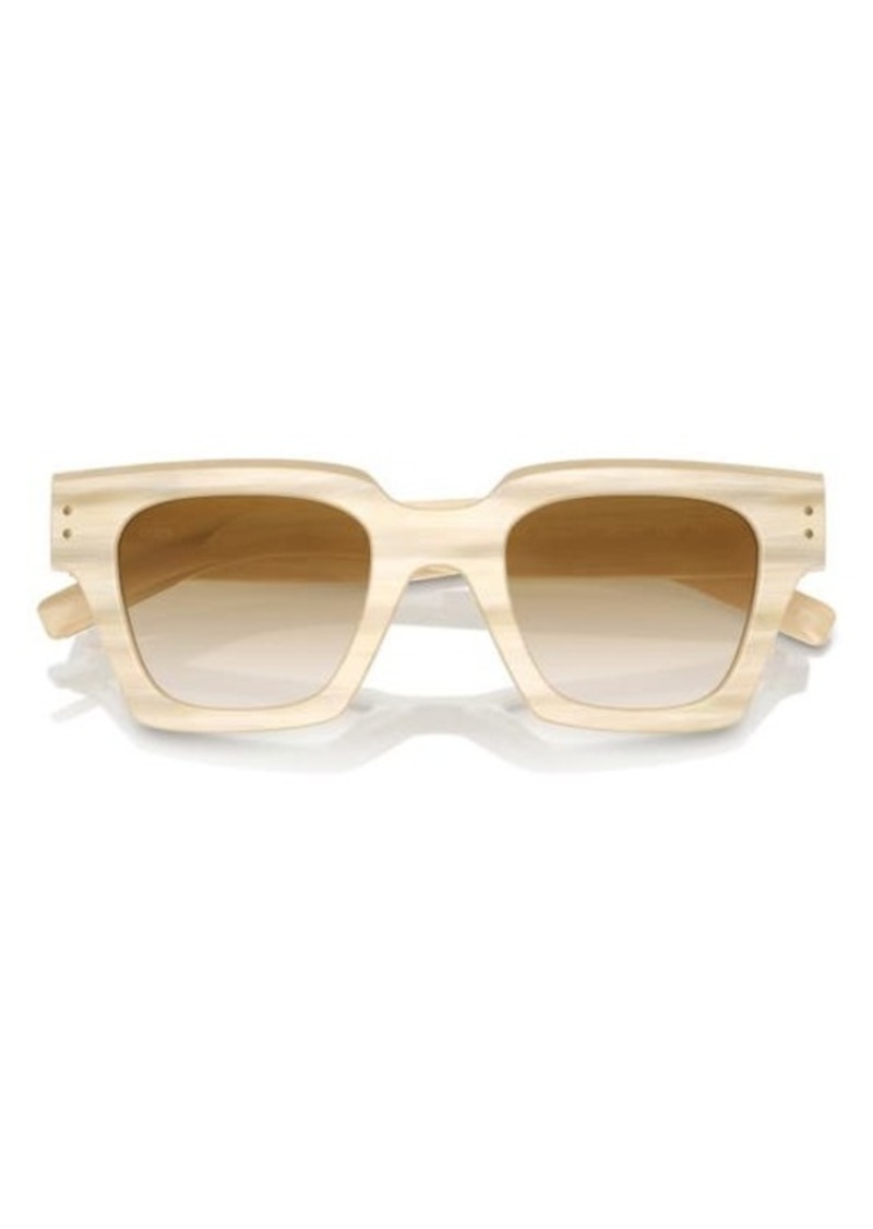 Dolce & Gabbana 48mm Gradient Square Sunglasses