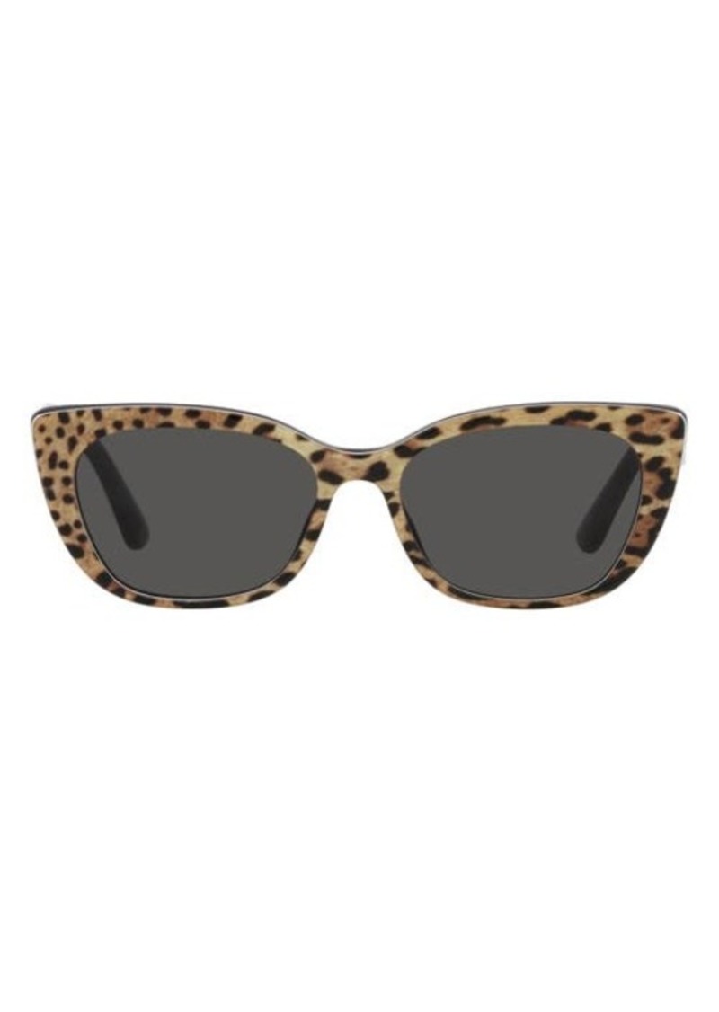Dolce & Gabbana 49mm Small Cat Eye Sunglasses