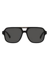 Dolce & Gabbana 50mm Pilot Sunglasses