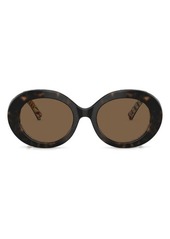 Dolce & Gabbana 51mm Oval Sunglasses
