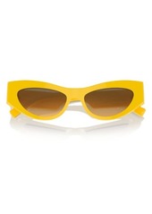Dolce & Gabbana 52mm Gradient Cat Eye Sunglasses