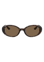 Dolce & Gabbana 52mm Oval Sunglasses
