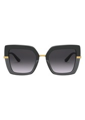 Dolce & Gabbana 52mm Square Sunglasses