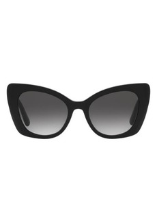 Dolce & Gabbana 53mm Gradient Butterfly Sunglasses