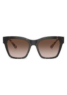 Dolce & Gabbana 53mm Gradient Cat Eye Sunglasses