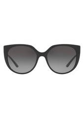 Dolce & Gabbana 54mm Mirrored Cat Eye Sunglasses
