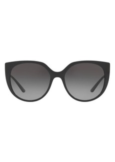 Dolce & Gabbana 54mm Mirrored Cat Eye Sunglasses