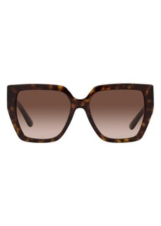 Dolce & Gabbana 55mm Gradient Square Sunglasses
