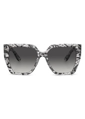 Dolce & Gabbana 55mm Gradient Square Sunglasses