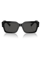 Dolce & Gabbana 56mm Rectangular Sunglasses