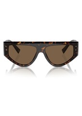 Dolce & Gabbana 57mm Rectangular Sunglasses