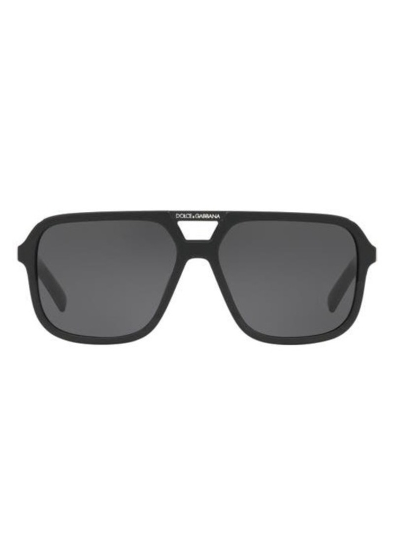 Dolce & Gabbana 58mm Square Sunglasses
