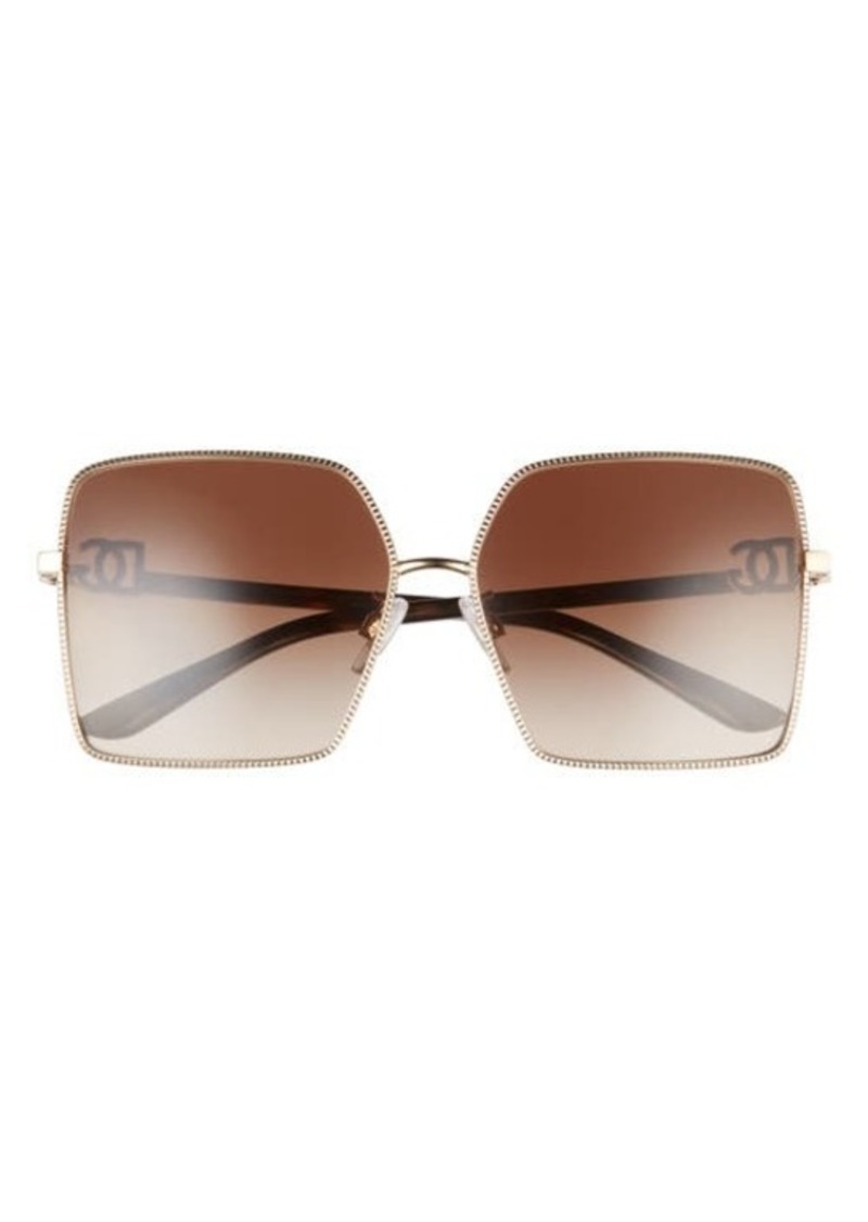 Dolce & Gabbana 60mm Square Sunglasses