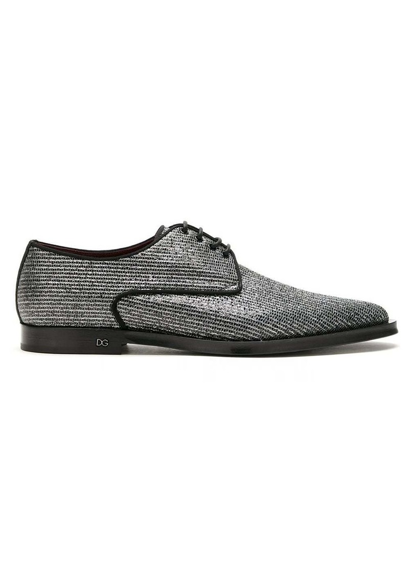 Dolce & Gabbana Millennials metallic Derby shoes