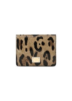 DOLCE & GABBANA All-over leopard-print wallet