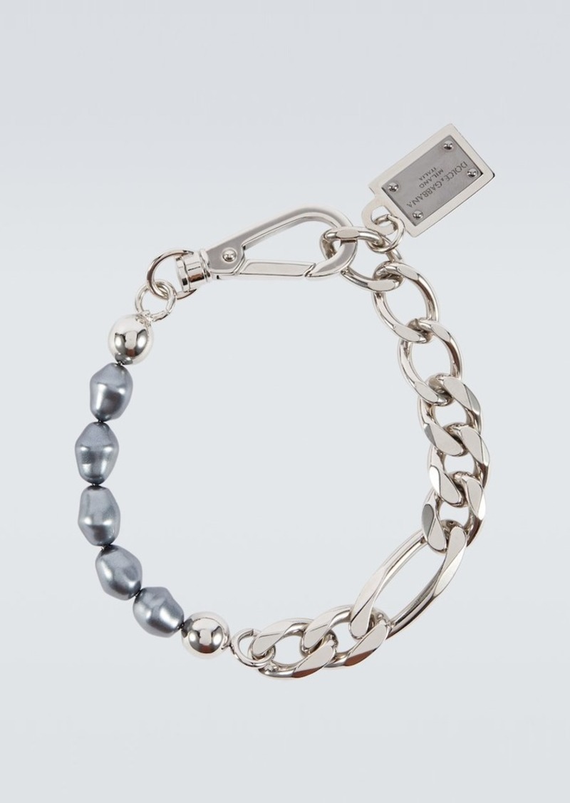 Dolce & Gabbana Beaded chainlink bracelet