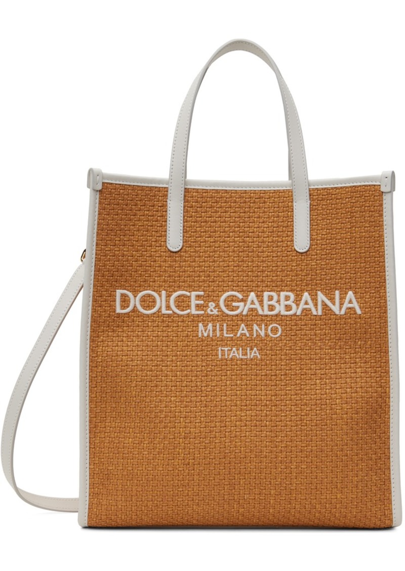 Dolce & Gabbana Beige Shopping Tote