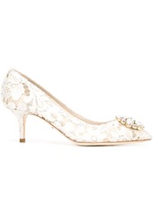 Dolce & Gabbana Taormina-lace crystal-embellished pumps