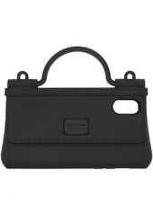 Dolce & Gabbana Black Bag Shape iPhone X Cover