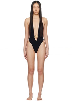 Dolce & Gabbana Black Cutout Swimsuit