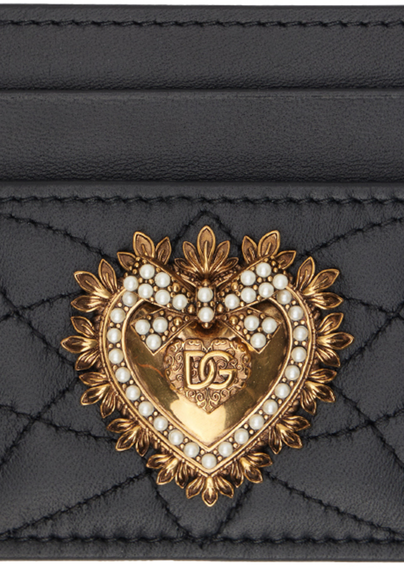 Dolce & Gabbana Black Devotion Card Holder