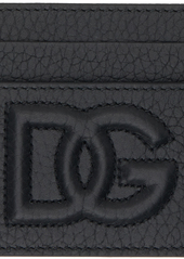 Dolce & Gabbana Black 'DG' Logo Card Holder