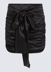 DOLCE & GABBANA BLACK MINI SKIRT