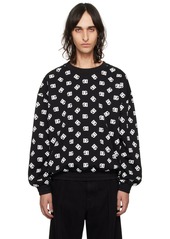 Dolce & Gabbana Black Printed Sweatshirt