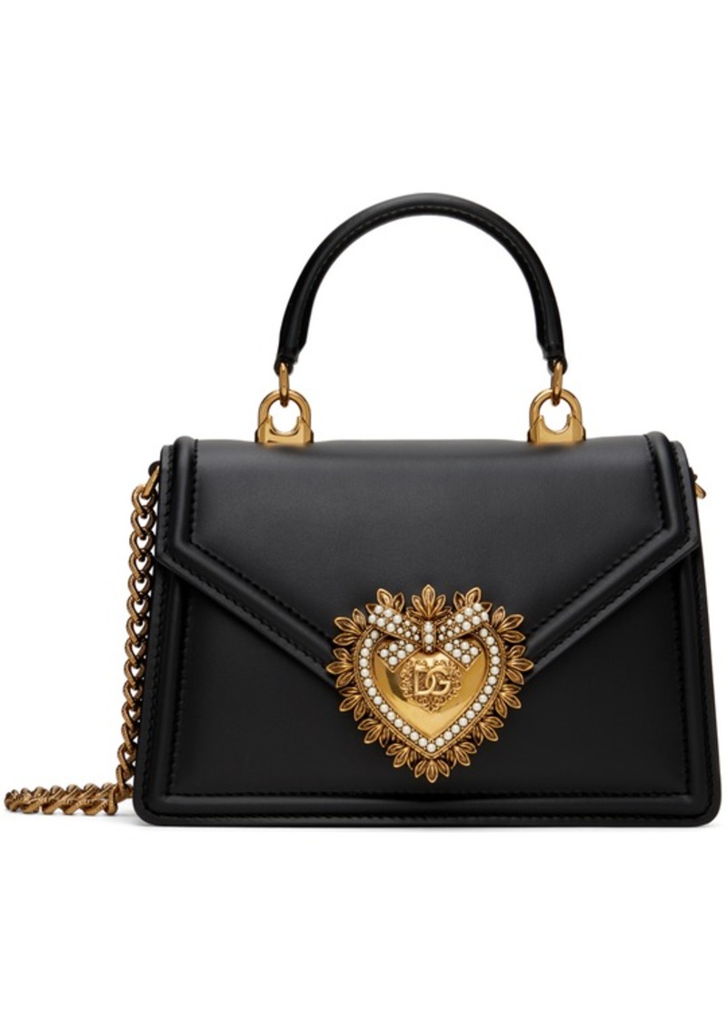 Dolce & Gabbana Black Small Devotion Bag