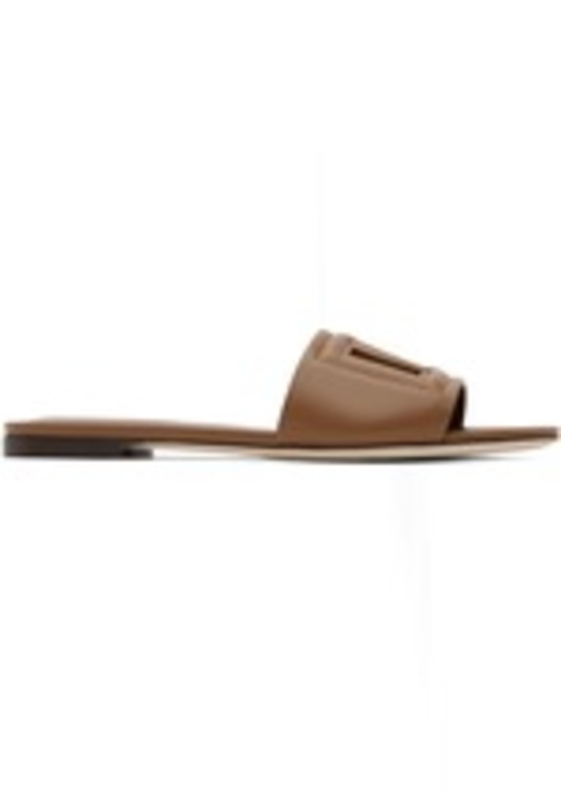 Dolce & Gabbana Brown Bianca Sandals