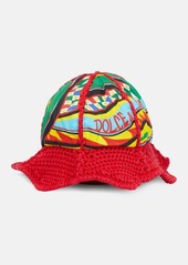 Dolce & Gabbana Carretto cotton-blend bucket hat