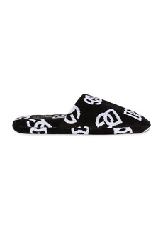 Dolce & Gabbana Casa All Over Dg Logo Slippers