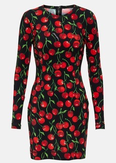 Dolce & Gabbana Cherry printed minidress