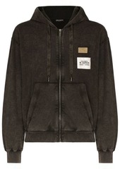 DOLCE & GABBANA Cotton zipped hoodie