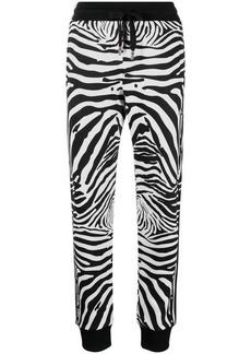 DOLCE & GABBANA CRUISE Cotton zebra print sweatpants