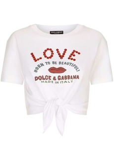 DOLCE & GABBANA CRUISE Printed cotton t-shirt