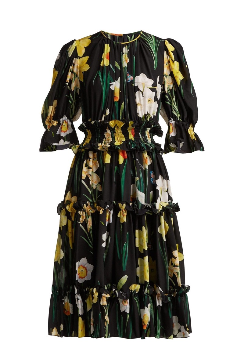 dolce and gabbana daffodil dress