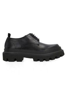 DOLCE & GABBANA DERBY LEATHER SHOES