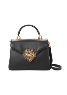 Dolce & Gabbana Devotion Leather Top Handle Bag